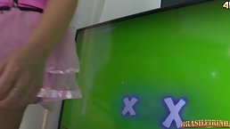 Ann is a slutty teen brunette wh likes t have anal sex with black guys