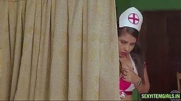 Mallu is a naughty, Indian babe who is working as a nurse and fucking her patients
