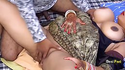 Indian babe is about to get fucked in front of the camera, for the first time