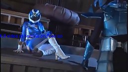 Masked babe is about to get fucked from the back, but she wants to fight first