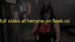 Batwoman gets aroused quite easily, so many guys are using it to have fun with her