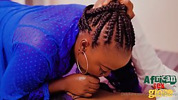 African babe is dating various guys just to have sex with them, after the first date