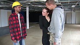 Dutch slut had sex with some horny construction workers and would like to have it again