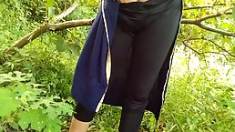 Slutty woman got fucked in the nature, the other day and enjoyed it more than she expected