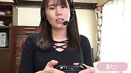 Japanese gamer chick got fingered while streaming was still on and then she got fucked