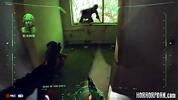 Zombie sluts are getting fucked in the middle of the day and screaming from pleasure while cumming