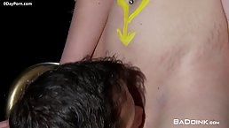 Tattooed girl with small tits, Alana Rains is about to get her daily dose of fuck