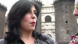 Insatiable MILF with big, firm tits is having hardcore anal sex with her new lover