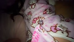 Horny man is secretly fucking his step- daughter, every once in a while and enjoying it