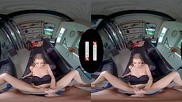 Tiffany Tatum is a smoking hot blonde in erotic, black lingerie, who likes to get fucked