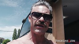 Vanessa Vega is a small titted slut with tattoos who likes to get fucked in the kitchen