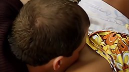 Olivia Treville is sucking dicks and getting fucked by a group of men, all day long
