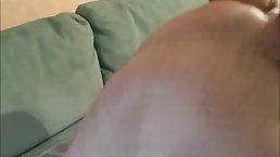 Red haired college girl is very busy sucking a rock hard dick and getting fucked from behind