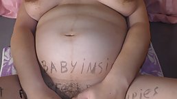 Pregnant woman is often having sex and getting creampied, because it always feels so fucking good