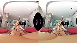 Carmen Caliente is a slutty blonde woman who likes to suck dick while kneeling on the floor