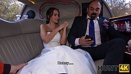 Busty bride is about to have anal sex in front of her husband- to- be