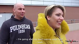 Blonde woman is about to get her daily dose of fuck, from a new neighbor