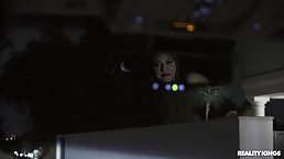 Bella Rolland is having casual sex with her chauffeur after giving him a deep blowjob