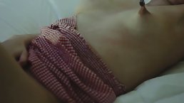Busty babe with pierced nipples is getting whipped and spanked, because she was being a naughty girl