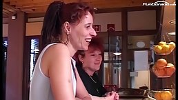 Slutty German woman is often getting fucked from the back, because it is her favorite position