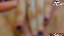Frisky French brunette is often having hardcore sex with neighbors, because it feels so fucking good
