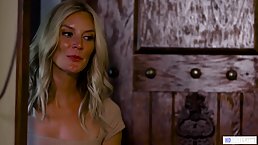 Aliya Brynn is making love with a woman, while they are alone at home and very horny
