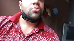 Latin babe is wearing a mask while sucking a rock hard dick and getting her pussy licked