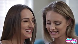 Andi Rose and Kyler Quinn are having a casual threesome with a guy they both like
