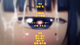 Hentai brunette, Inkou Kyoushi is offering her wet pussy to a guy with a rock hard dick