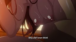 Hot cartoon babes with big tits are moaning from pleasure while having sex and getting creampied