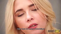 Frisky German blonde is getting fucked from behind and enjoying it more than she expected