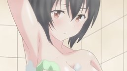 Sweet Hentai brunette is about to get fucked in front of the camera, until she cums