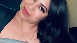 Amazing Latin brunette is sucking a stiff dick in front of the camera, late at night