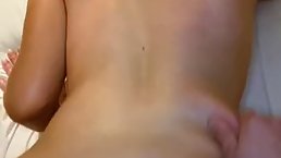 Gorgeous blonde babe likes to wrap her sensual lips around a rock hard dick and suck it