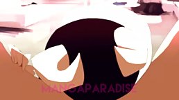 Hentai babes are playing with rock hard dicks quite often, because it feels so fucking good