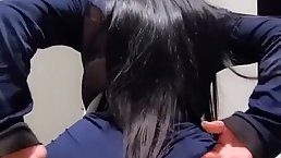 Big ass brunette is about to get fucked from the back until she gets completely satisfied