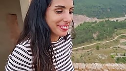 Great looking, Latin milf is kneeling while sucking Paul Stalker's dick, way better than his wife