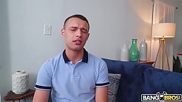 Great looking babe with big tits is about to have hardcore sex with a much younger guy