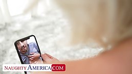 Naughty America: Busty Blonde Charli Phoenix Pays Off Son's Debt With Her Pussy On PornHD  - HD porn video | PornHD