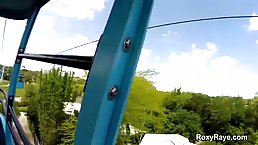 Cleeo and Roxy are toying each other's pussy in he middle of the day and enjoying it