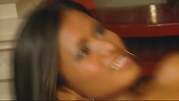 Asian brunette is sharing a stiff cock with a white lady and expecting a good fuck