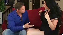 Mature brunette swinger is about to have some fun with a guy who isn't her partner
