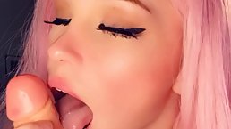 Bell3 Delph1n3 Sucking Dildo