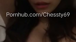 Asian brunette is making her first porn video and enjoying every single second of it