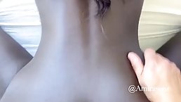 Sudanese babe is getting fucked from the back, in the middle of the day and enjoying it