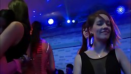 Naughty girls are partying and sucking dicks as deep as they can, all night long