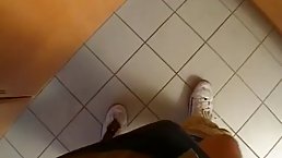Amateur milf with nice tits is having hardcore sex with a younger guy, in the kitchen