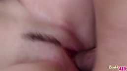 Ravishing brunette is getting fucked from the back while her friend is watching and masturbating