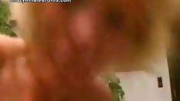 Two insatiable matures are getting fucked from the back while bending over the dinning table