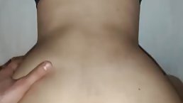 A big but tight white ass gets repeatedly plowed in POV while she keeps her top on